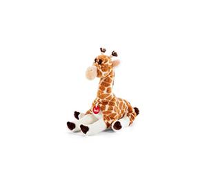 Trudi Giraffa Geltrude Giraffa Mascotte Peluche, Regalo di Natale e Compleanno. | 24x30x34cm Taglia M | Animali Esotici Tropicali | Modello 27140