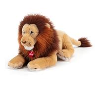 Trudi Leone Narciso Leone Mascotte Peluche, Regalo di Natale e Compleanno. | 20x20x38cm Taglia M | Animali Esotici Tropicali | Modello 27542