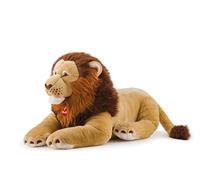 Trudi Leone Narciso Leone Mascotte Peluche, Regalo di Natale e Compleanno. | 55x45x100cm Taglia Jumbo | Animali Esotici Tropicali | Modello 27545