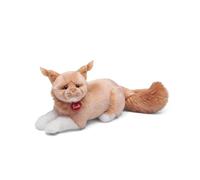 Trudi Maine Coon Vittorio Peluche de Gatito, Regalo de cumpleaños y Navidad | 34x20x17cm Medida M | Gatos clasicòs | Modelo 21046