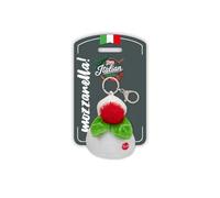 Trudi Mozzarella Peluche llavero, idea regalo, gadget turistico Made in Italy | 6,5x8x6,5 cm medida XXS icons | modelo 68811
