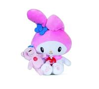 Trudi My Melody y su Amigo Oso Ettore | Peluches Decorativos, Juegos Idea de Regalo | 15x14,5x10 cm Medida XS | Hello Kitty and Friends | Modelo 25044