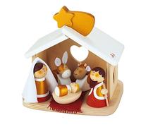 Trudi- Navidad, Color rot, weiß, gold, Nacimiento (81924)