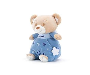 Trudi Osito con Vestido Azul Peluches y Doudou para recién Nacidos. Ositos de Peluche para niños. Regalo Primer Mes recién Nacido | 12x18x11cm Taglia S | Baby Star | Modelo 18174