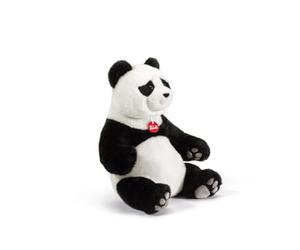 Trudi Panda Kevin Regalo de Peluche para Navidad, cumpleaños y San Valentín. Oso de Peluche | 30x38x23cm Taglia L | Teddy Bears, Osos clásicos | Modello 26517