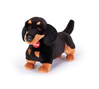 Trudi Perro Salchicha Leo Peluche de Perro, cumpleaños. | 13x24x34cm Talla M | Perros de Peluche clásicos | Modelo 22337
