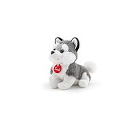 Trudi Puppy Husky Peluches de Animales Cachorros de la colección Idea de Regalo para Navidad o cumpleaños. | 15x18x18cm Medida S | Puppies Peluche | Modelo TUDE7000
