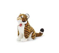 Trudi Tigre Bruce Tigre Mascotte Peluche, Regalo di Natale e Compleanno. | 17x31x24cm Taglia M | Animali Esotici Tropicali | Modello 27137