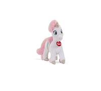 Trudi Trudino Unicornio Blanco Peluche de Unicornio arcoíris, Regalo de cumpleaños para niños | 18x19x6cm tamaño XS | Fantasy Unicorn Collection | Modelo 55484