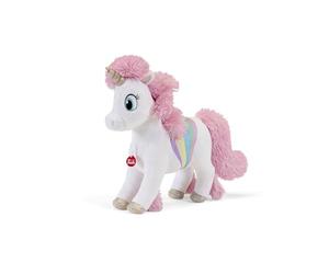 Trudi Unicornio Leslie Peluche de Unicornio arcoíris, Regalo de cumpleaños para niños | 25x25x7cm tamaño S | Fantasy Unicorn Collection | Modelo 18196