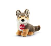 Trudino Lobo Stelvio - Parque Stelvio Trudi | Lobo Peluche Trudi pequeño Cumple de Peluche. | 9x16x17cm Taglia XS | Trudini Classic | Modelo 52239