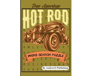 True American Hot Rod Word Search Puzzle: 50 Word Search Puzzle Box with Classic Hot Rods for relaxation