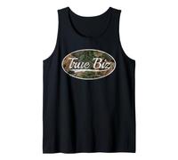 True Biz ASL Deaf Culture Camo Vintage Design Camiseta sin Mangas