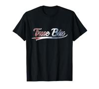 True Biz ASL Deaf Culture Patriotic USA Distressed Camiseta