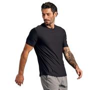 True Classic Camiseta Active de Manga Corta con Cuello Redondo para Hombre, 1 Unidad - Negro, S