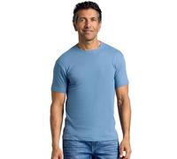 True Classic Camiseta de Manga Corta con Cuello Redondo para Hombre, 1 Unidad - Índigo, L