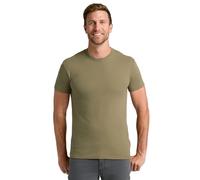 True Classic Camiseta de Manga Corta con Cuello Redondo para Hombre, 1 Unidad - Verde, L
