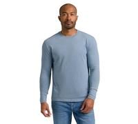 True Classic Camisetas premium para hombre, camisetas de manga larga, camisas de hombre ajustadas de alta calidad, tallas S a XXXL, Índigo jaspeado, Medium