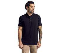 True Classic Polo Clásico de Manga Corta para Hombre, 1 Unidad - Negro, M