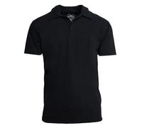 True Classic Polo Clásico de Manga Corta para Hombre, 1 Unidad - Negro, M