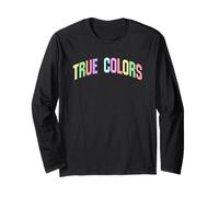 True Colors Inspirador Motivacional Optimista Manga Larga
