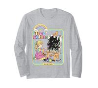 True Colors Paint Sarcastic Retro Vintage Funny Adult Humor Manga Larga