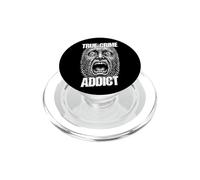 True Crime Adicto Huella Dactilar Grito Divertido Criminólogo PopSockets PopGrip para MagSafe