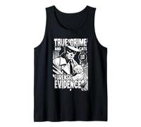 True Crime and Cats Furensic Evidence Funny Cat Lover Dueño Camiseta sin Mangas