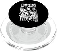 True Crime and Cats Furensic Evidence Funny Cat Lover Dueño PopSockets PopGrip para MagSafe