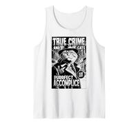 True Crime and Cats Purrfect Cómplice Funny Cat Lover Camiseta sin Mangas