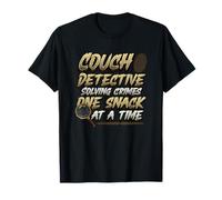 True Crime Fan Couch Detective Case Resolviendo Camiseta
