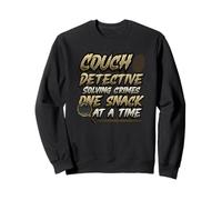 True Crime Fan Couch Detective Case Resolviendo Sudadera