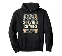 True Crime Fan Couch Detective Case Resolviendo Sudadera con Capucha