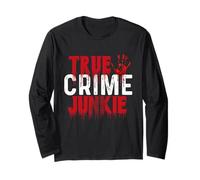 True Crime Junkie - El Asesinato Muestra Misterio forense Manga Larga