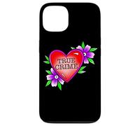 True Crime Lover x Flor Corazón Tradicional Tatuaje Flash Carcasa para iPhone 13
