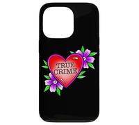 True Crime Lover x Flor Corazón Tradicional Tatuaje Flash Carcasa para iPhone 13 Pro