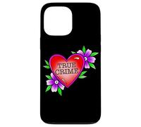 True Crime Lover x Flor Corazón Tradicional Tatuaje Flash Carcasa para iPhone 13 Pro MAX
