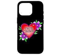 True Crime Lover x Flor Corazón Tradicional Tatuaje Flash Carcasa para iPhone 16 Pro