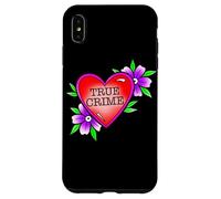 True Crime Lover x Flor Corazón Tradicional Tatuaje Flash Carcasa para iPhone XS MAX