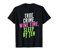 True Crime Vino Relajación Noche Acogedora En Ventilador Camiseta