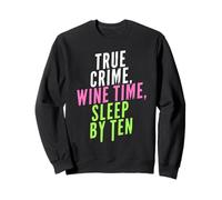 True Crime Vino Relajación Noche Acogedora En Ventilador Sudadera