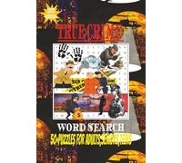 True Crime: Word search puzzles with easy to read print about crime solving famous cases