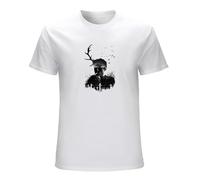 True Detective T Shirt Rust T-Shirt Percent Cotton Beach tee Shirt Fun Men's Short Sleeves Tshirt Streetwear White M
