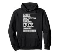 True Freedom Exists 9 To 5 Job Emprendedor Nómada Digital Sudadera con Capucha