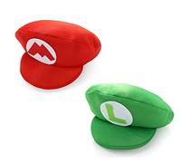 True Heads M Red Mario and L Green Luigi - Gorro de espuma para niños, disfraz de Halloween