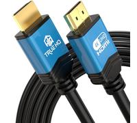 True HQ Cable HDMI 4K 15M HDMI Lead Ultra Alta Velocidad 18Gbps Long HDMI 2.0 Ethernet Cable | 4K Ultra HD UHD 2160p HD 1080p ARC 3D | Compatible con PS5/PS4 Xbox CCTV Proyector PC SKY Fire TV