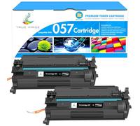 True Image - Cartucho de tóner compatible para Canon 057 CRG-057 057H ImageCLASS MF445dw LBP226dw MF448dw LBP227dw LBP228dw MF449dw LBP226 MF445 MF325dn (negro, 2 unidades)