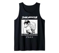 True Love Horror Anime Manga Halloween Día de San Valentín Camiseta sin Mangas