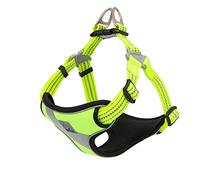 TRUE LOVE Truelove TLH5991 - Arnés de seguridad antitirones para perro para mayor comodidad y menos tirones, arnés reflectante para mascotas, color amarillo neón