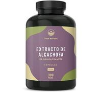 TRUE NATURE Extracto de Alcachofa - Alta Dosis - 2400mg/Día - 300 Cápsulas | Auténtico extracto 12:1 de alcachofa francesa - 60mg de cinarina - vegano, testado en laboratorio & producción alemana